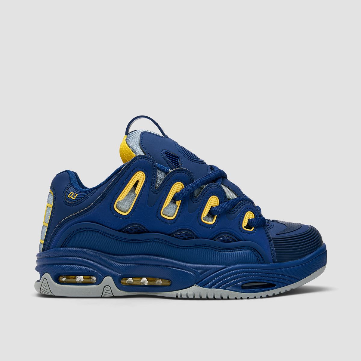 Osiris D3 2001 Shoes Cadet Blue/Yellow