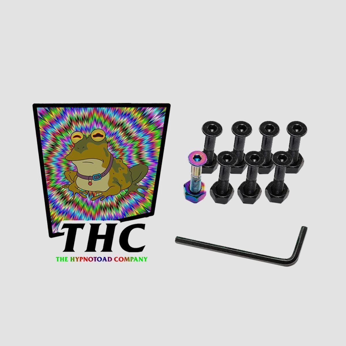 The Hardware Company THC The Hypnotoad Co Allen Truck Bolts Black/Neo Diesel 1"