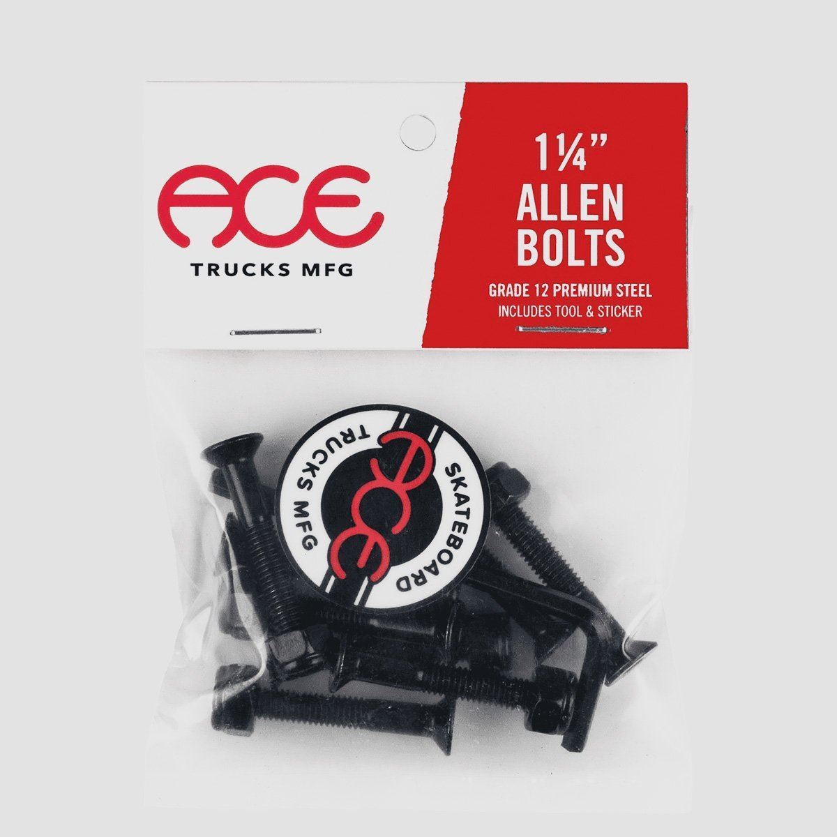 Ace Allen Truck Bolts Black 1 1/4"