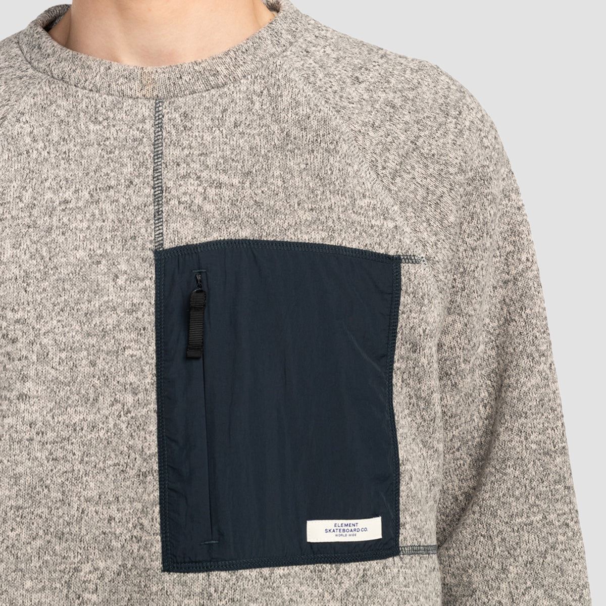 Element Sahtu Crew Sweatshirt Stone Heather