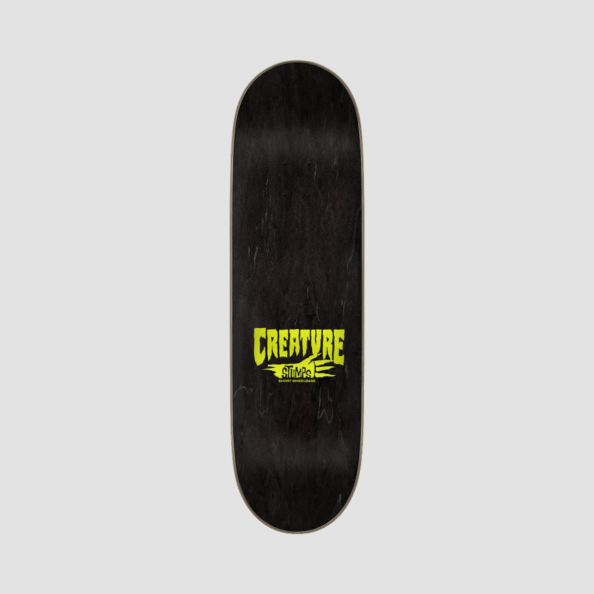 Creature Logo Outline Stumps Skateboard Deck Various Stains - 9"