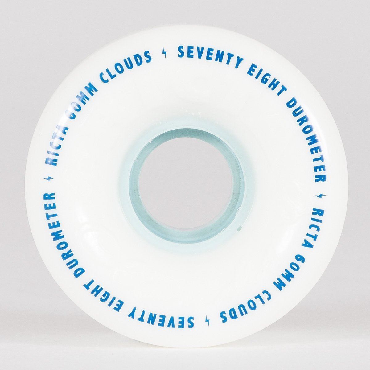 Ricta Clouds 78a Skateboard Wheels White/Blue 60mm