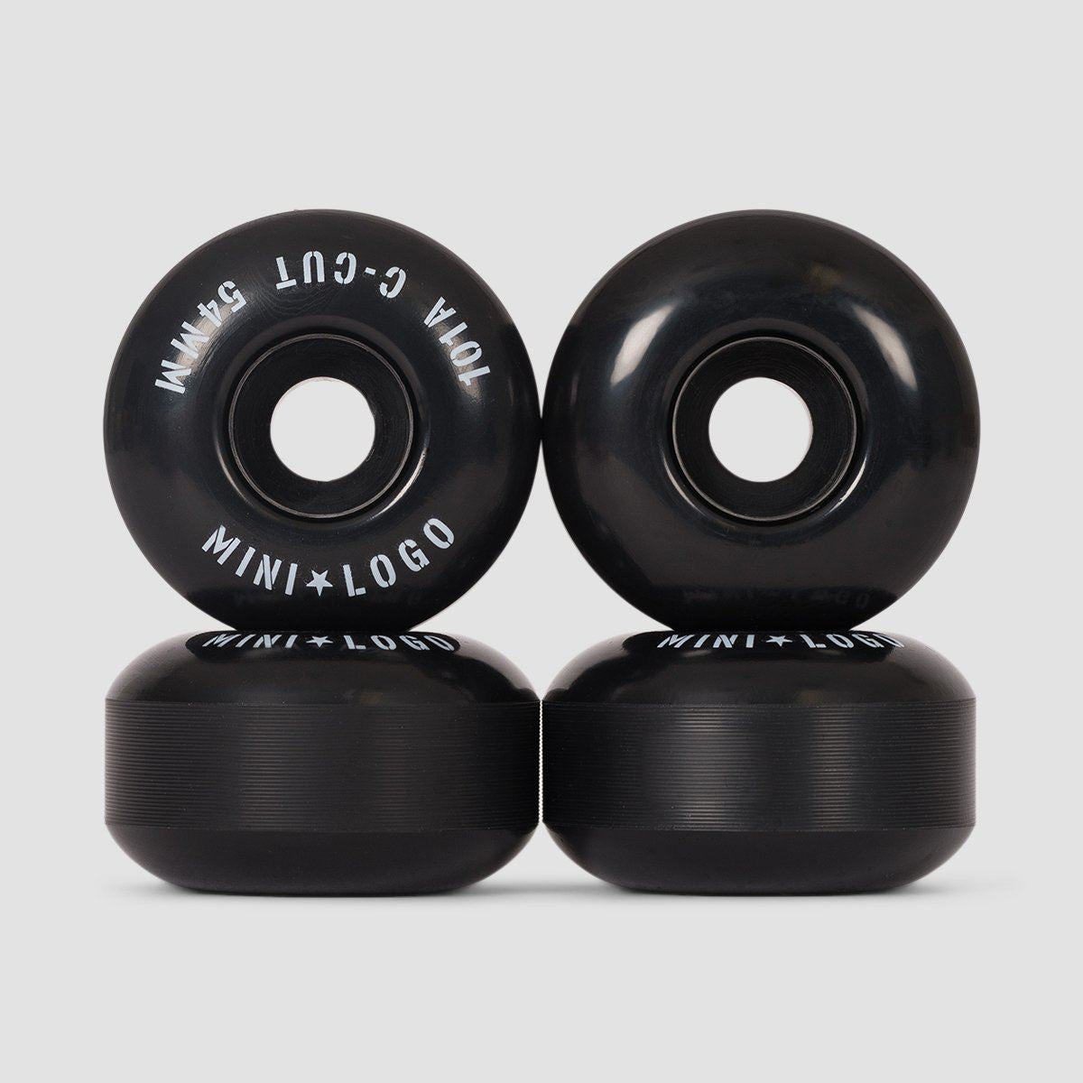Mini Logo C-Cut 2 101a Skateboard Wheels Black 54mm
