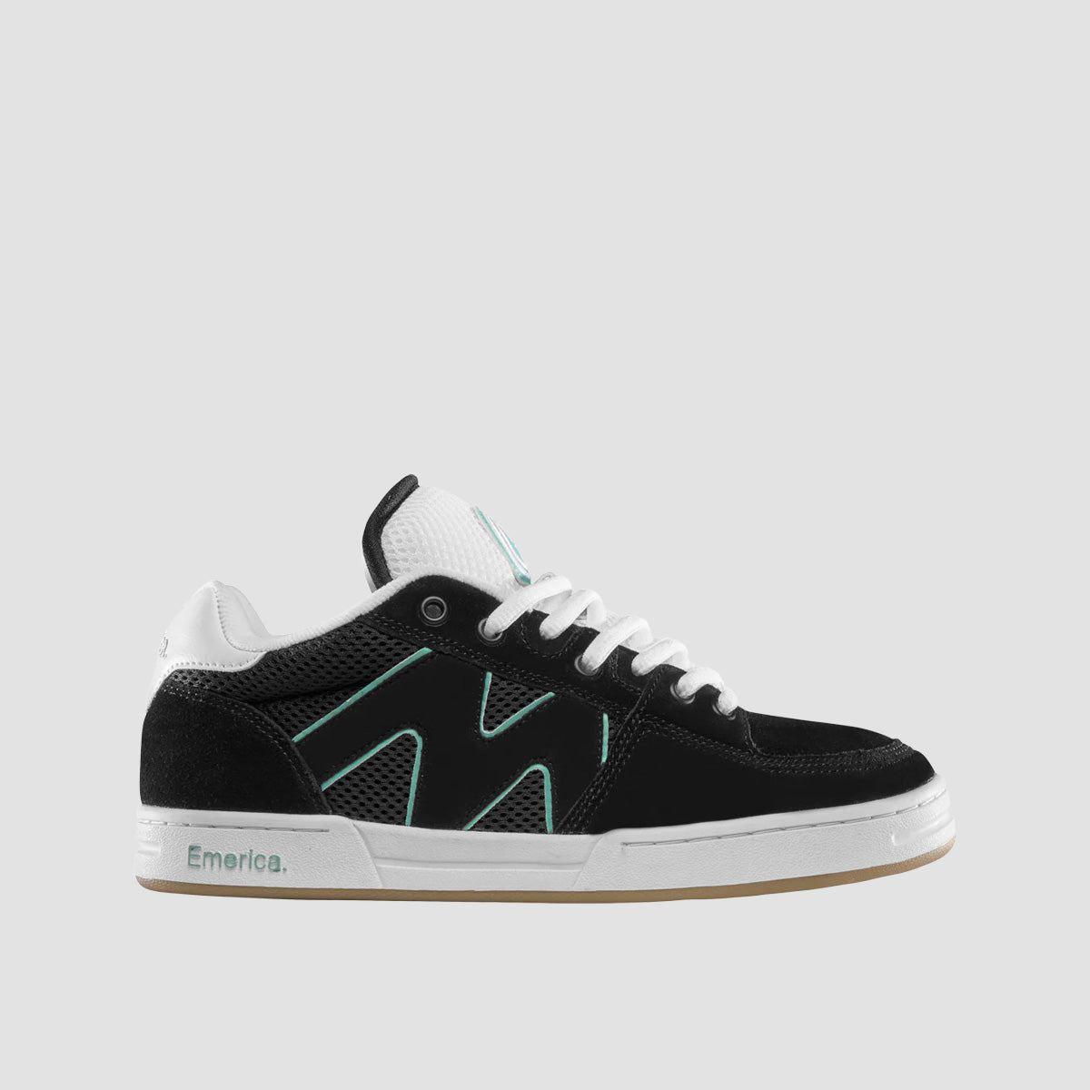 Emerica Og-1 Shoes - Black/White/Green