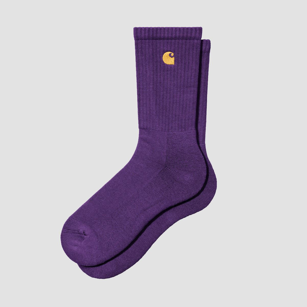 Carhartt WIP Chase Socks Tyrian/Gold - Unisex