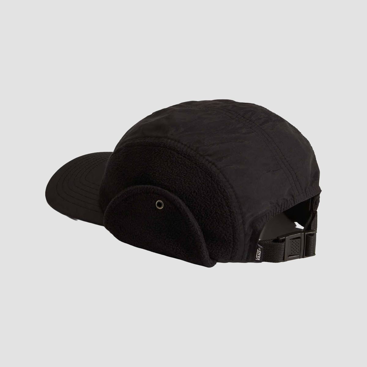 Vans 66 Earflap Tall Camper Cap Black