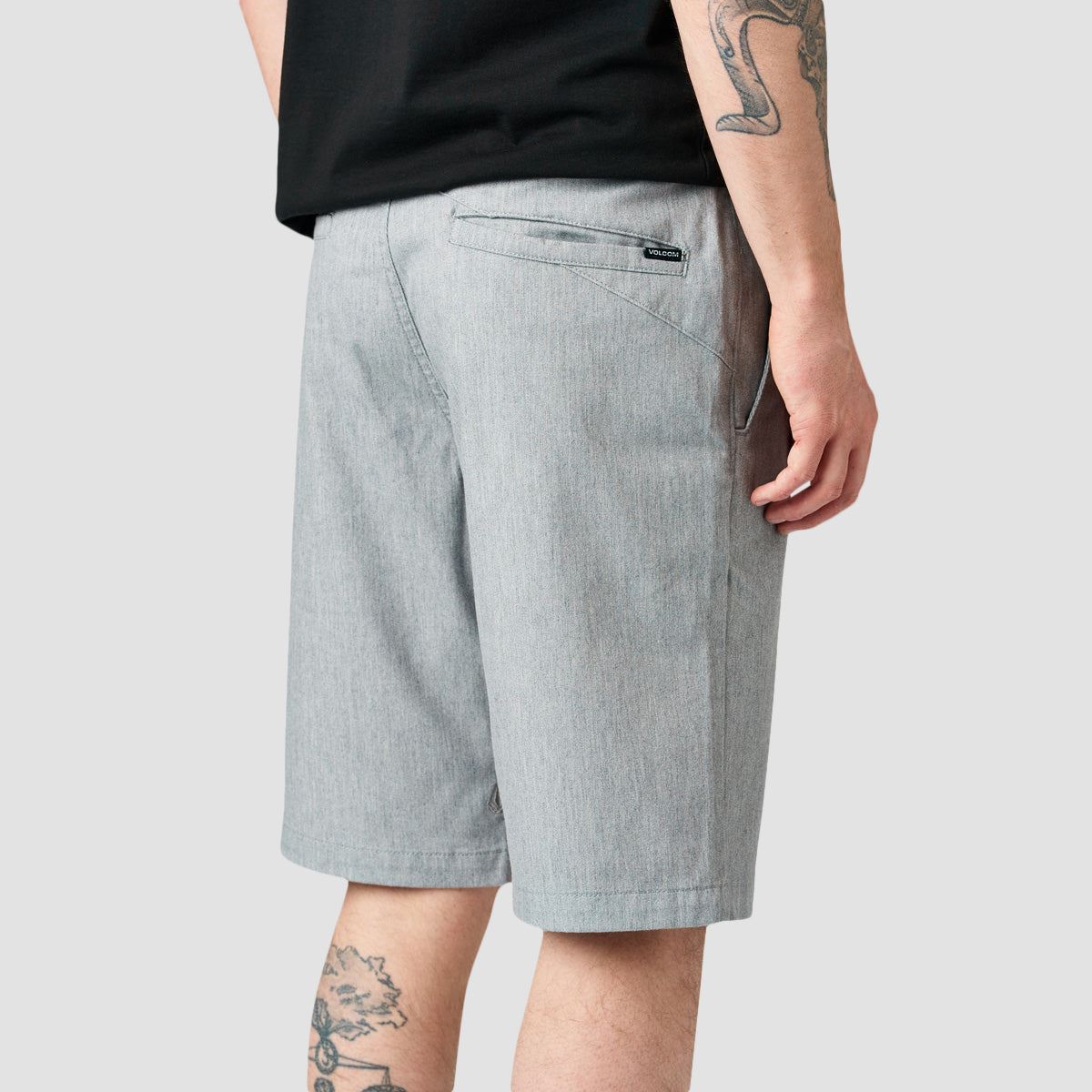 Volcom Frickin Modern Stretch 21" Shorts Grey/Black
