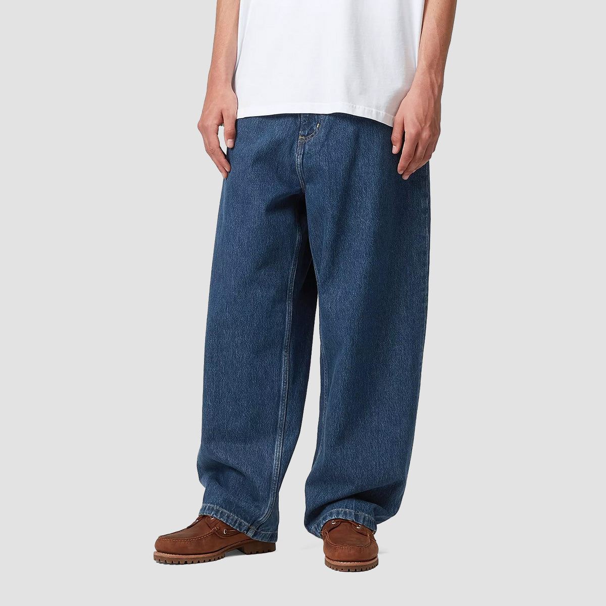 Carhartt WIP Brandon Loose Fit Jeans Blue Stone Washed