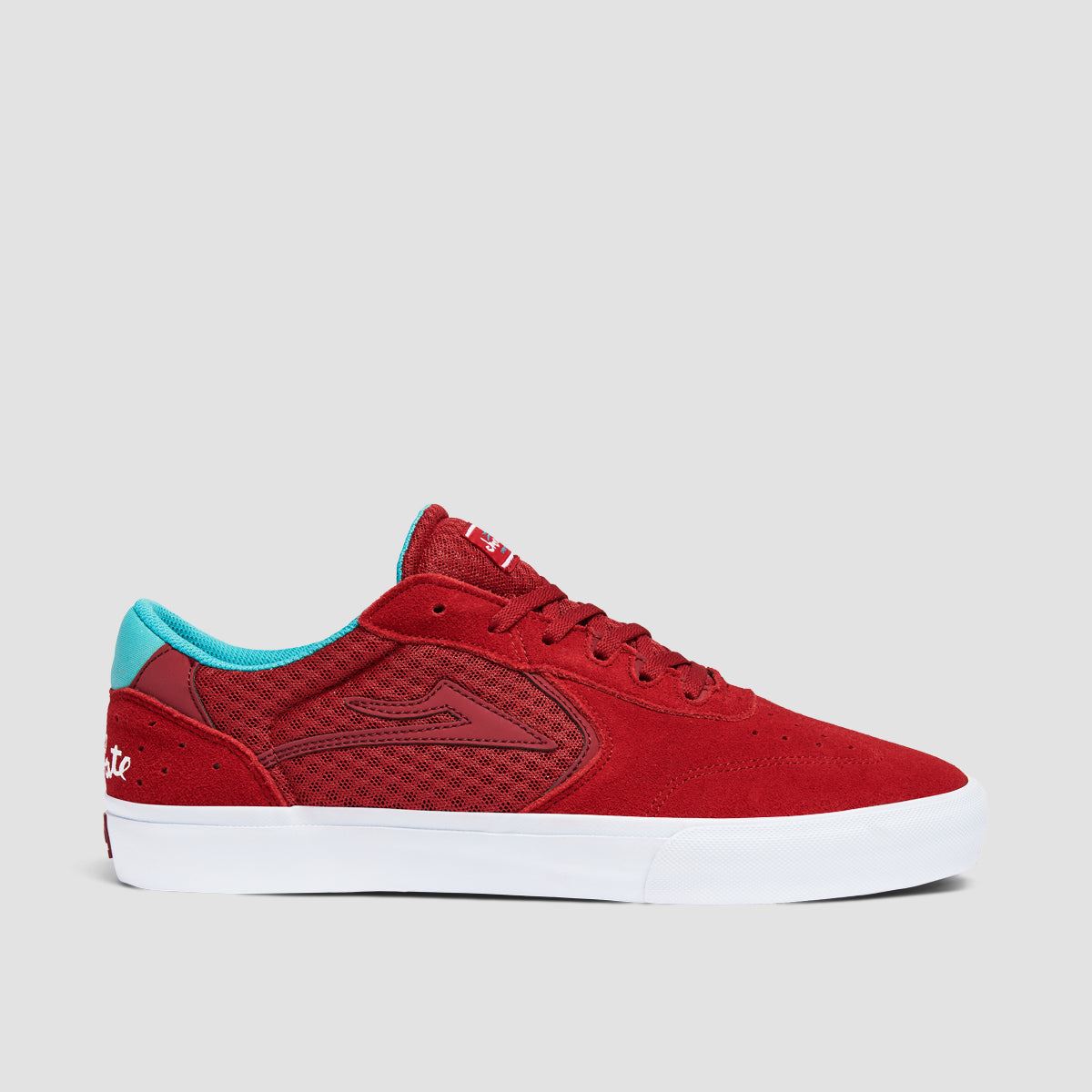 Lakai Atlantic Vulc Shoes Red Suede