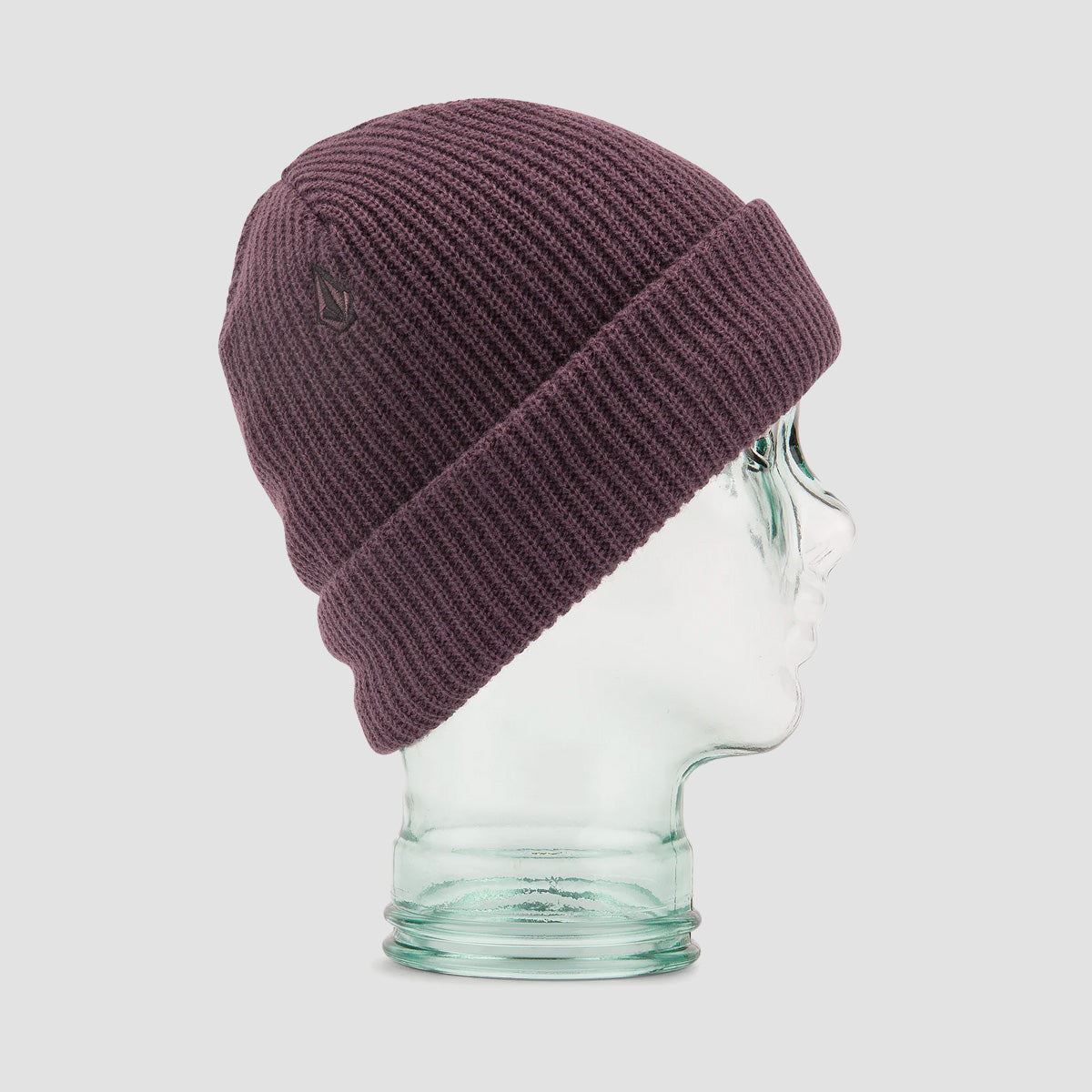 Volcom Polar Lined Beanie Black Plum - Womens