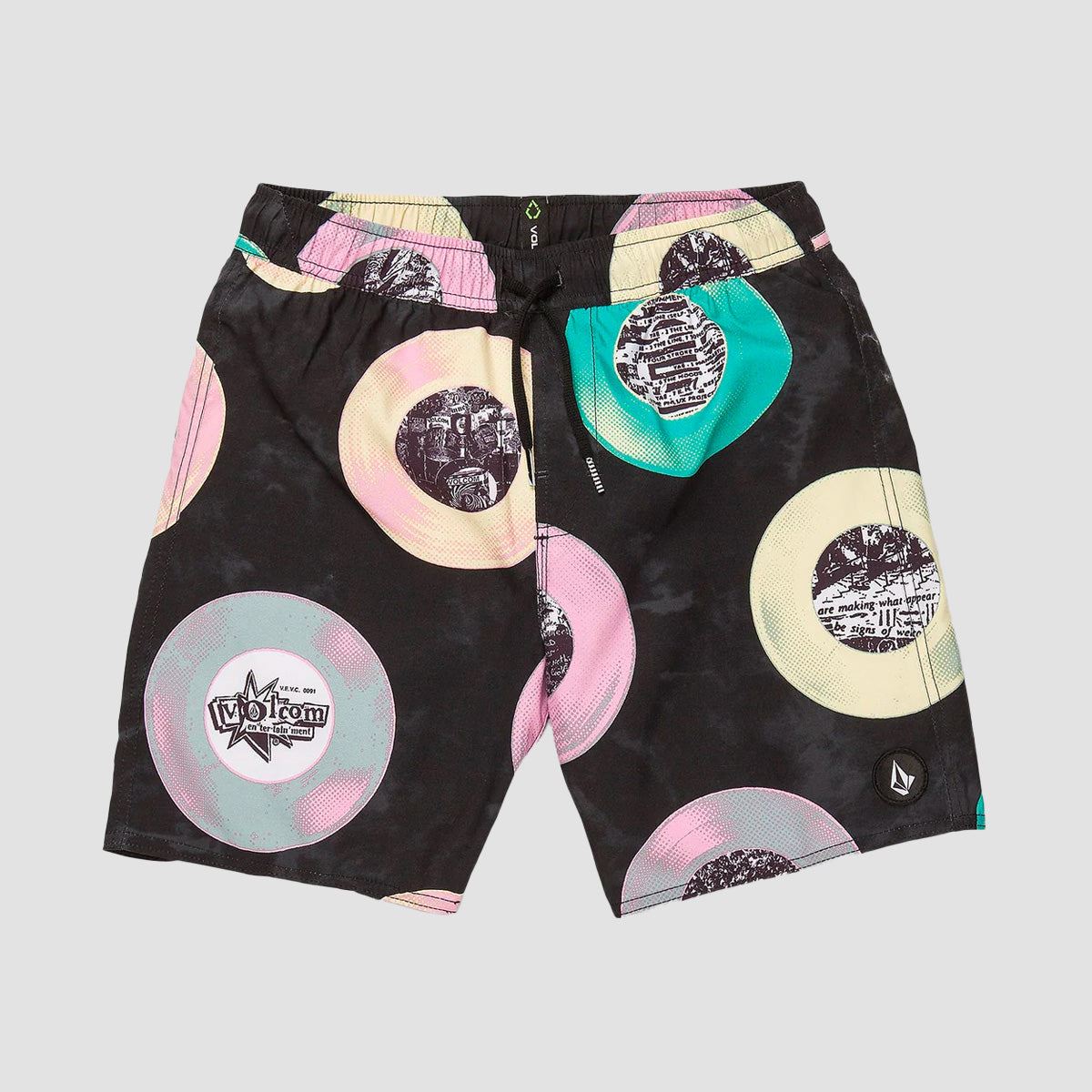 Volcom Ent LP 12" Boardshorts Black - Kids