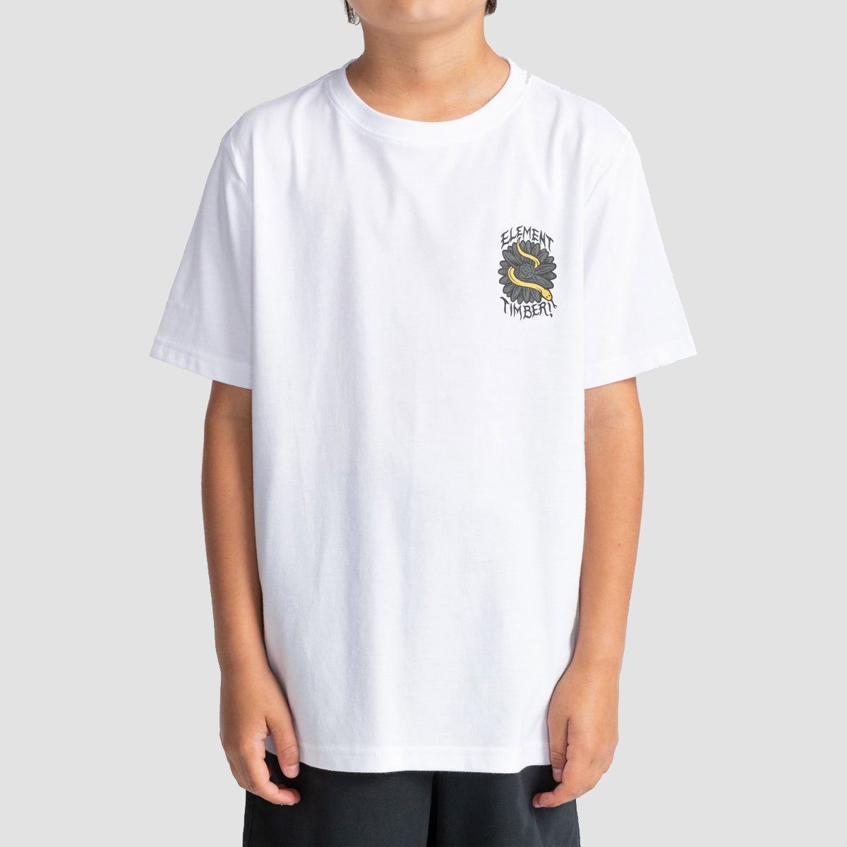 Element X Timber Covered T-Shirt Optic White - Kids