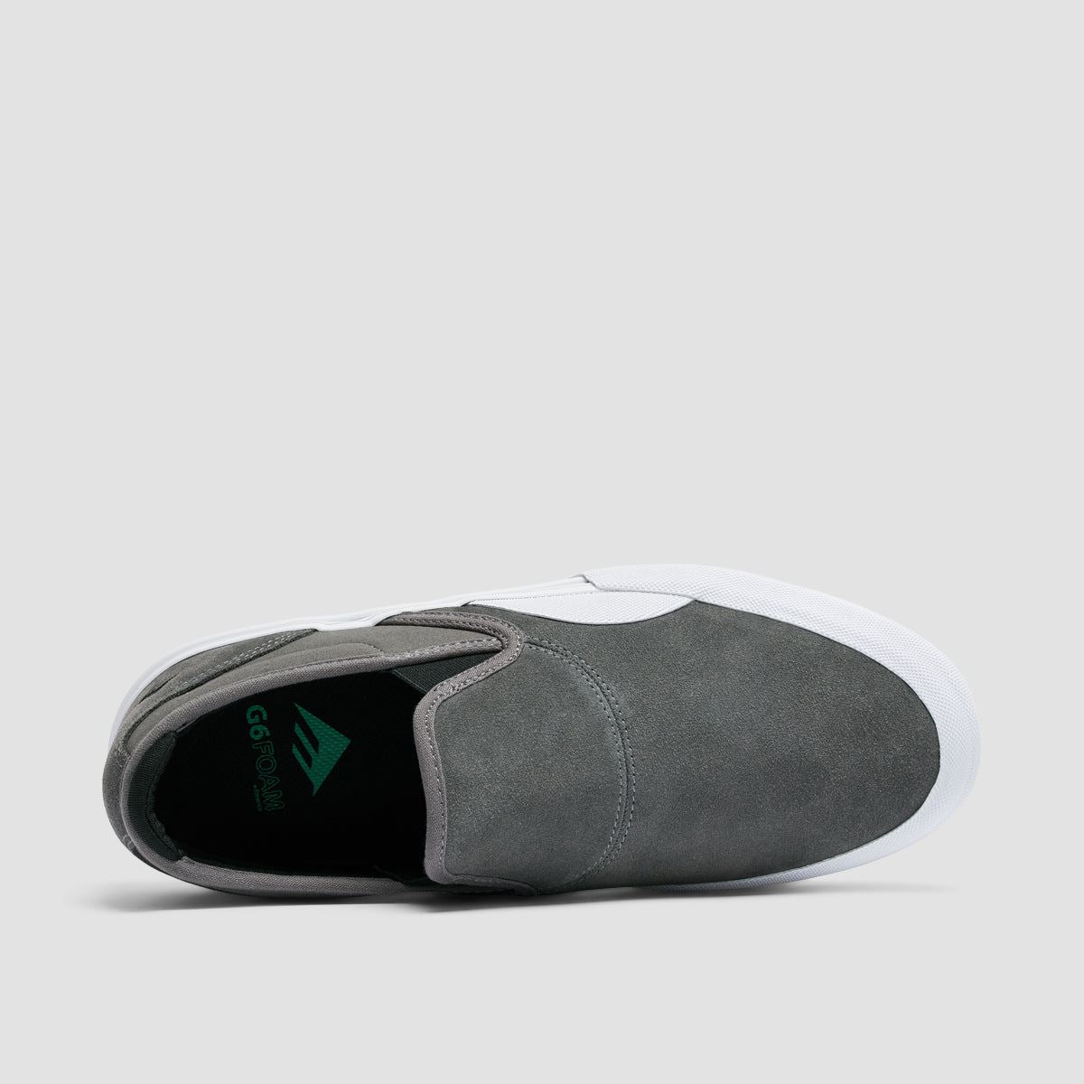 Emerica Wino G6 Slip On Shoes Grey/Black/White