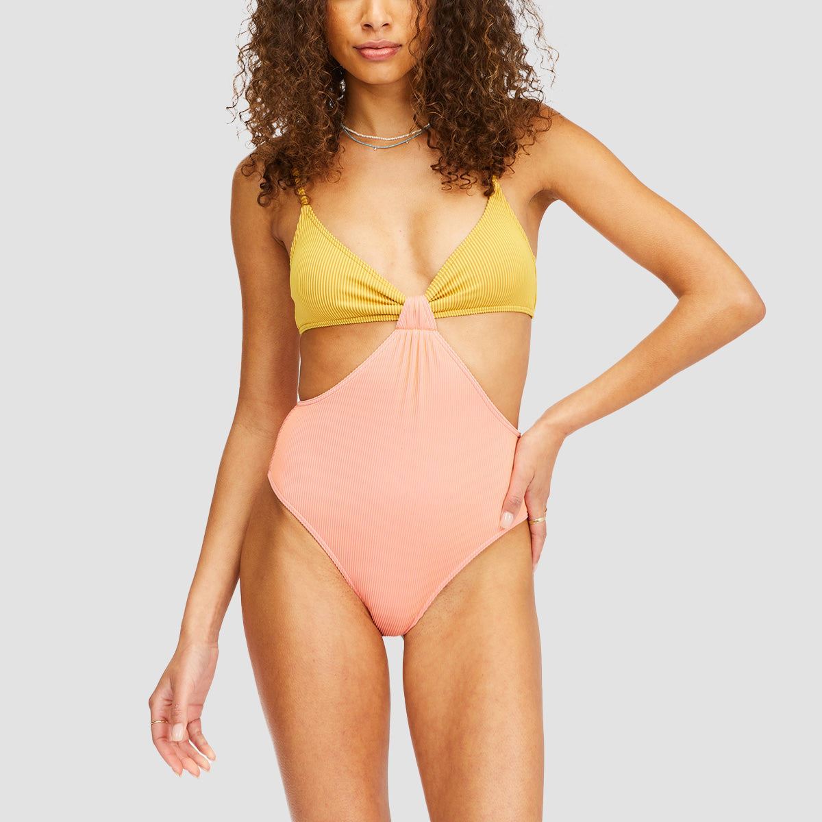 Billabong Hi Life Freya One-Piece Swimsuit Sunburst - Womens