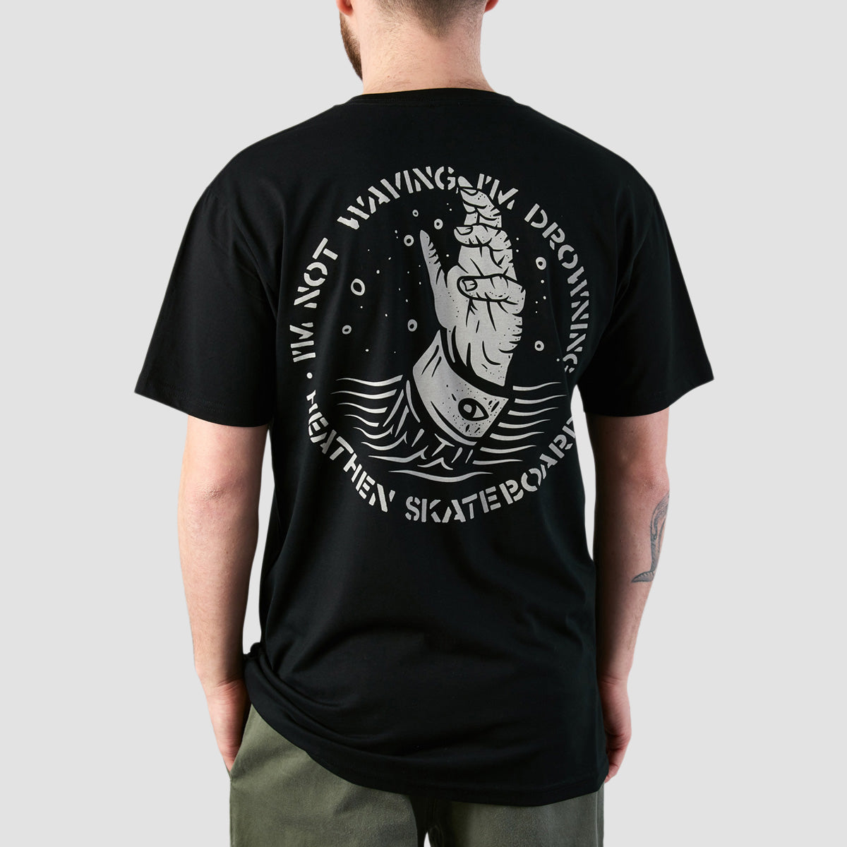 Heathen Drowning T-Shirt Black