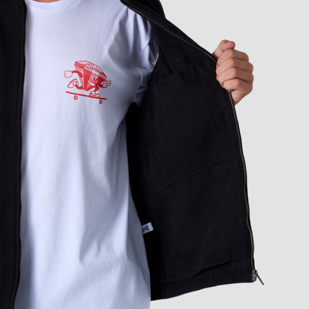 Heathen VG+ Seal Heavy Canvas Vest Jacket Void