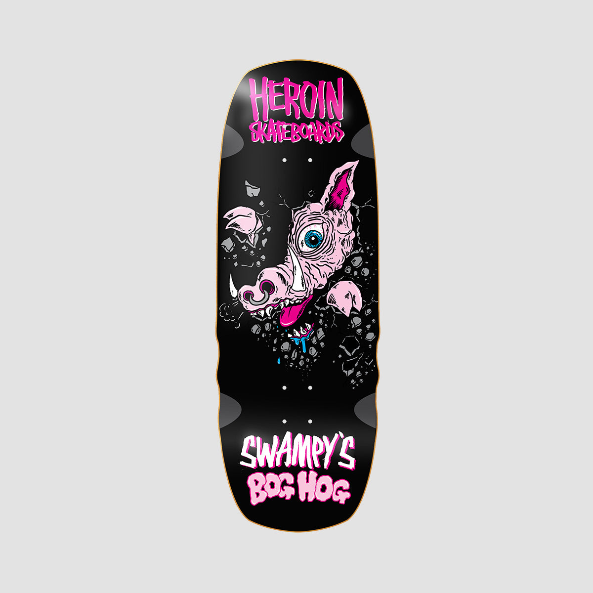 Heroin Swampys Bog Hog Skateboard Deck - 10.75"