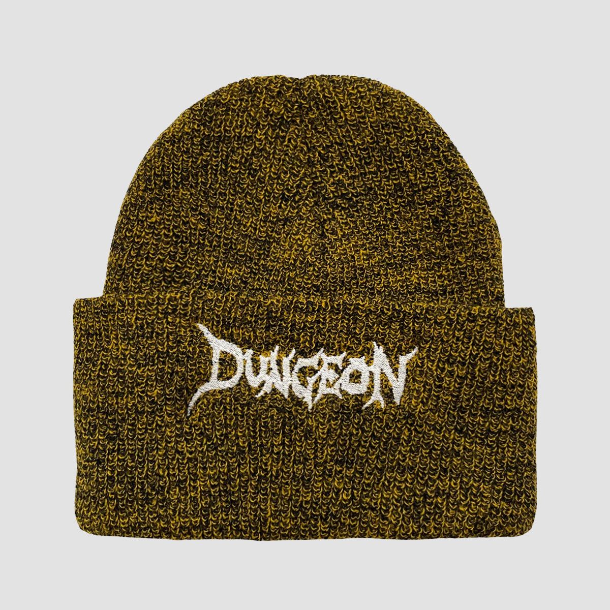 Dungeon Logo Beanie Mustard/Glow In The Dark