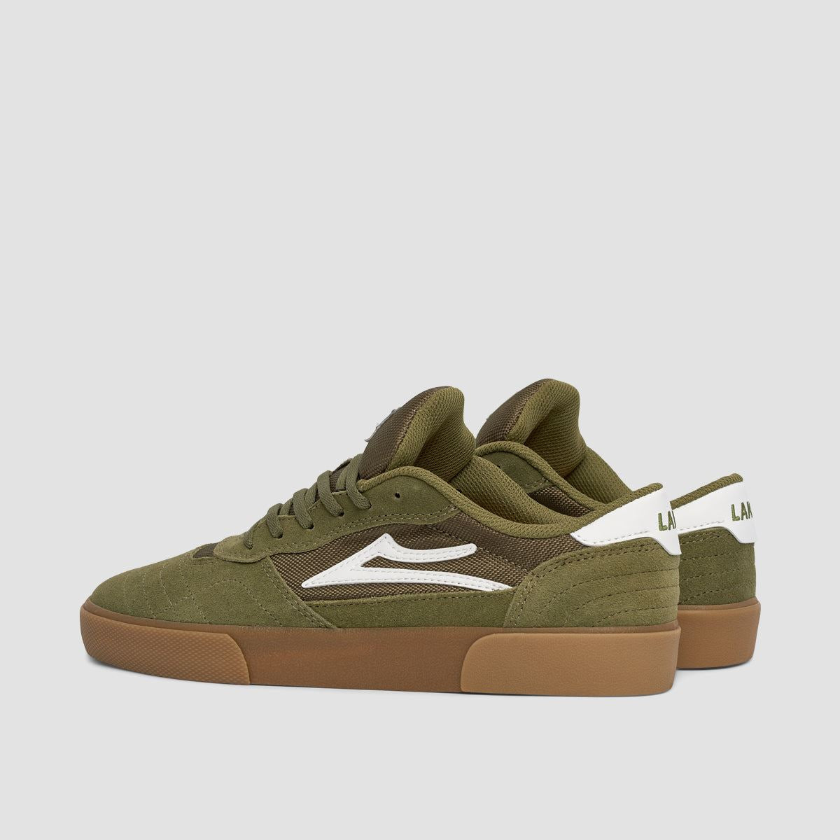 Lakai Cambridge Shoes - Olive Suede