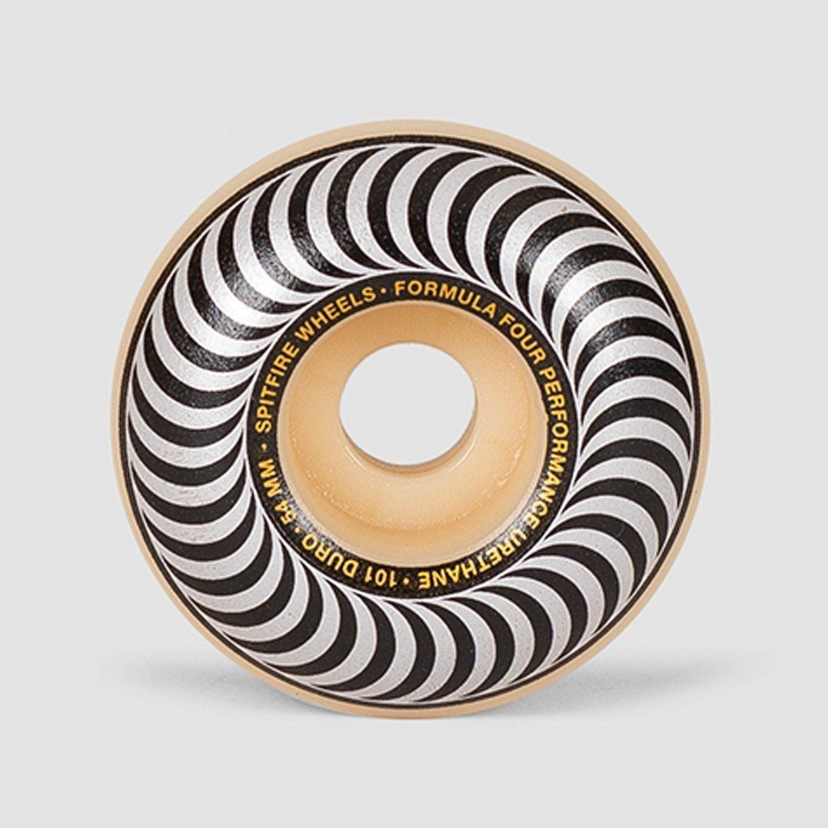 Spitfire Formula Four Classic 101DU Skateboard Wheels Natural/Silver 54mm