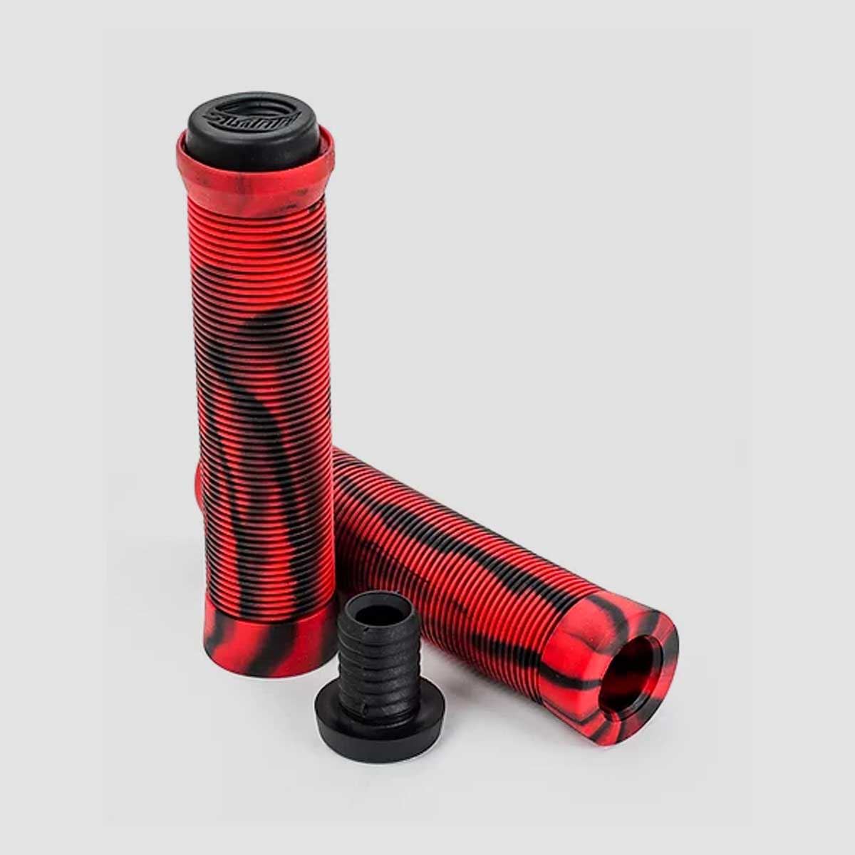 Slamm Pro Swirl Bar Grips Red