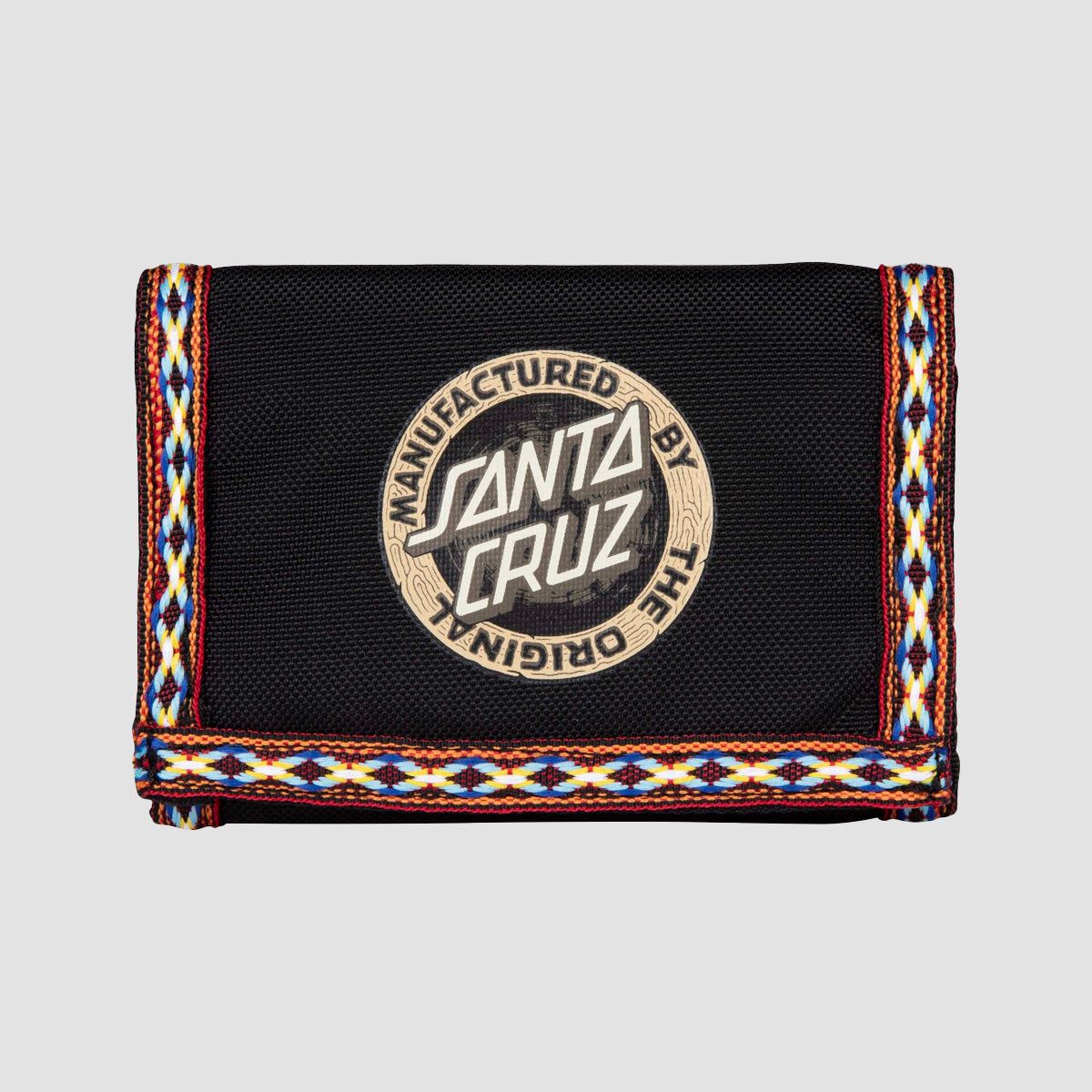 Santa Cruz Carved MFG Wallet Black
