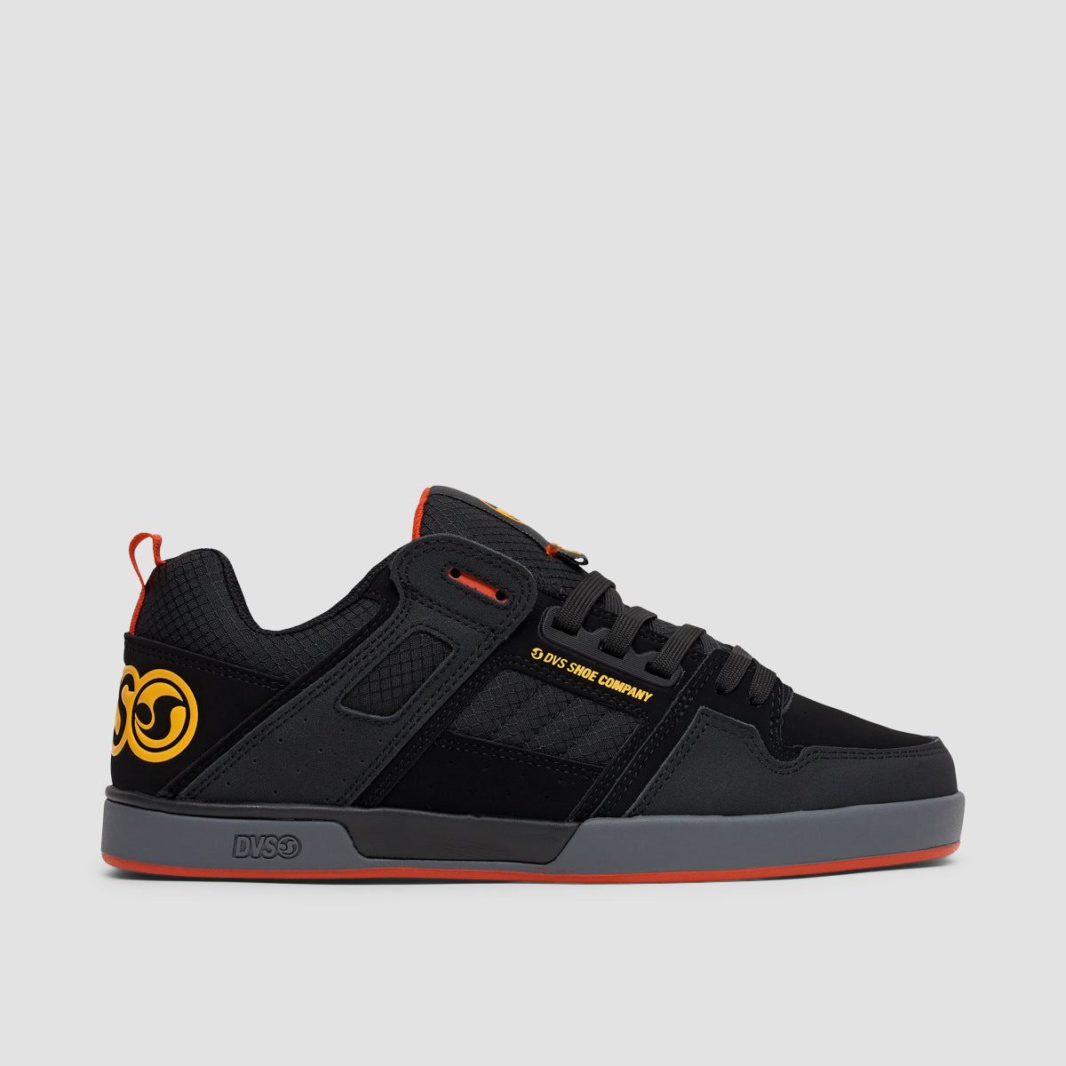 DVS Comanche 2.0+ Shoes - Black/Yellow/Red Nubuck