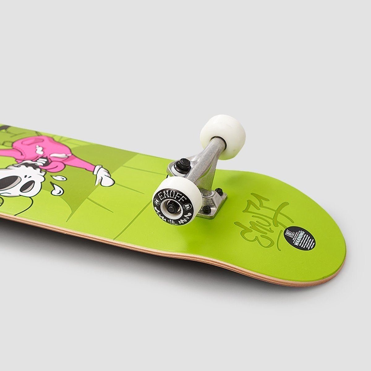 Enuff Skully Skateboard Green - 7.75"