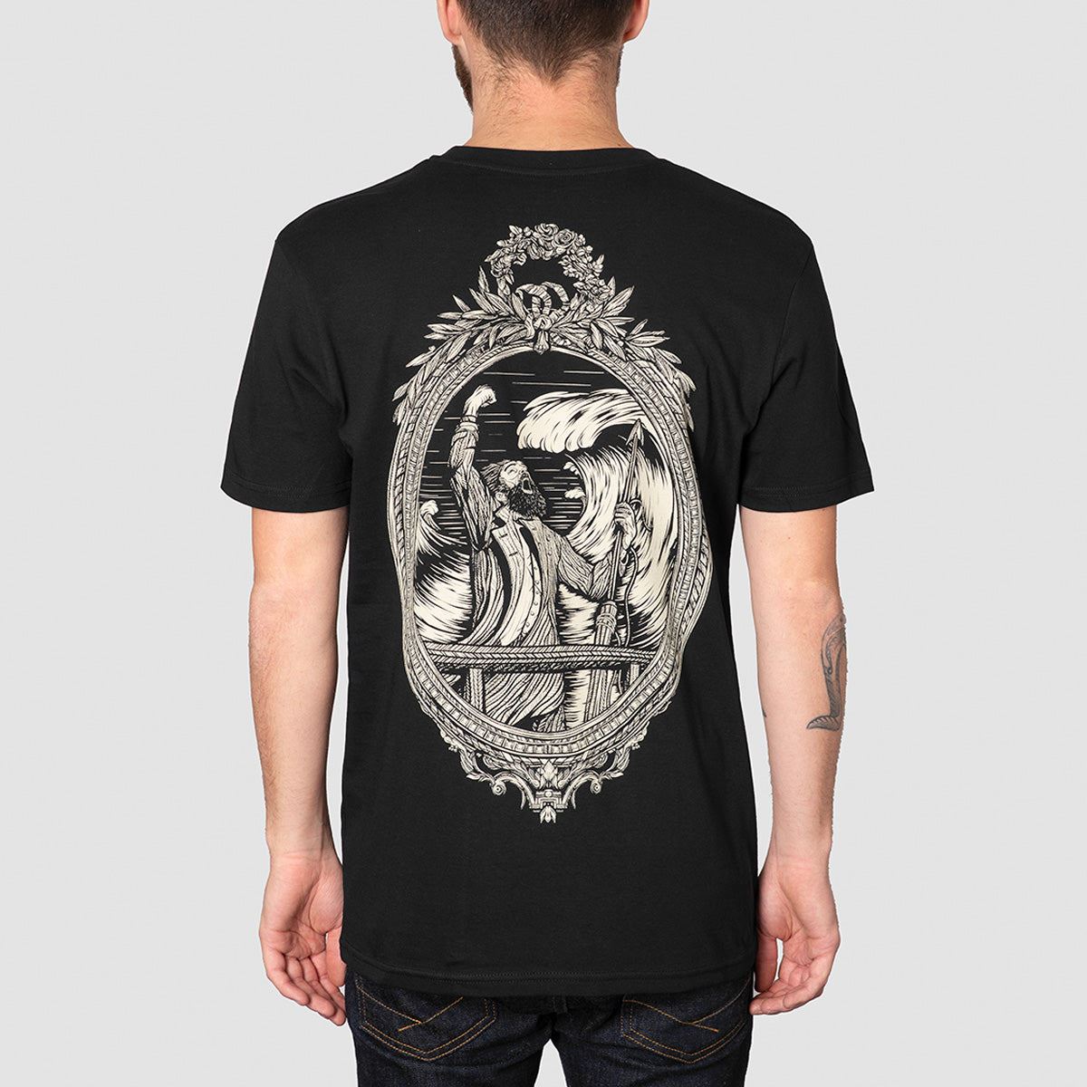 Heathen Ahab T-Shirt Black