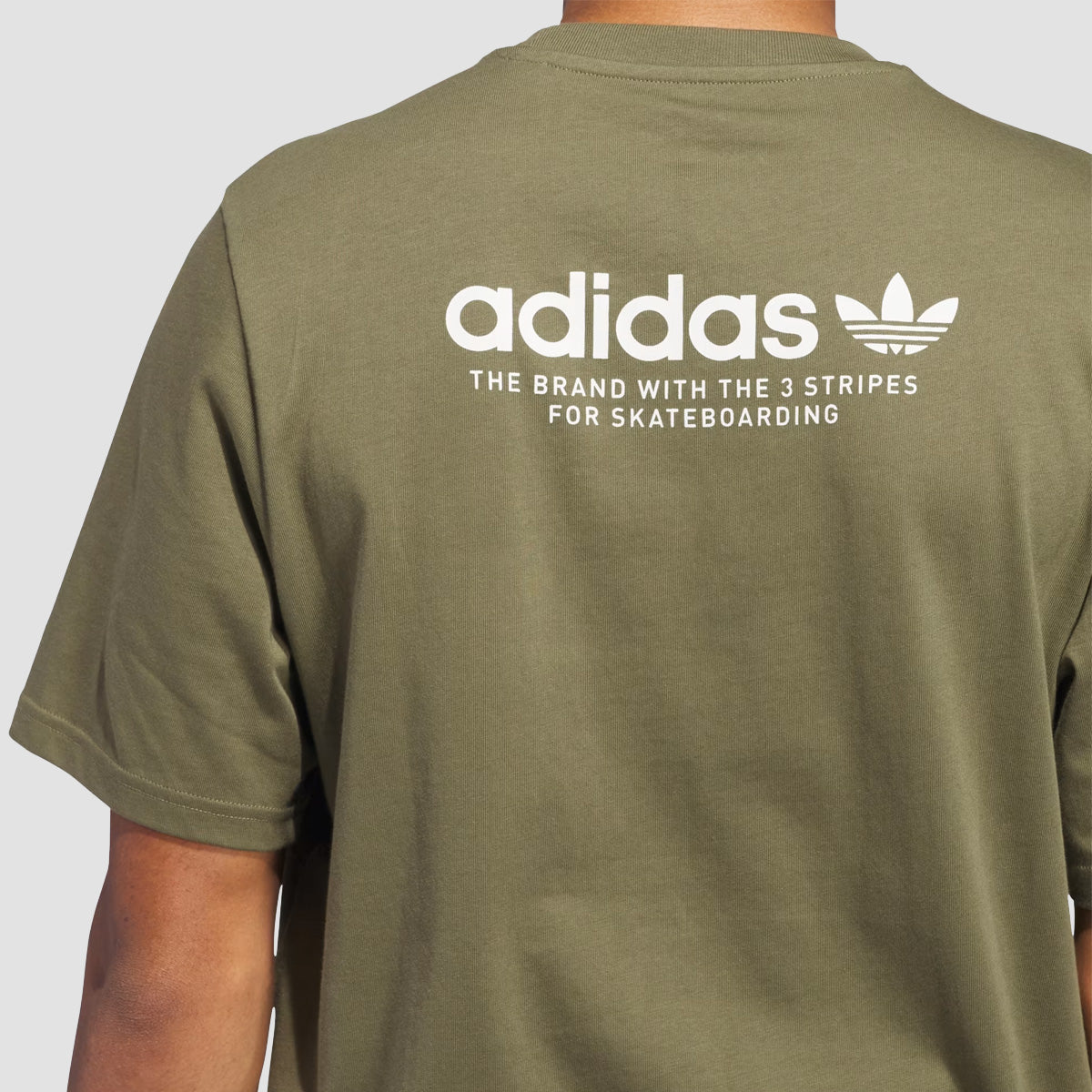 adidas 4.0 Logo T-Shirt (Gender Neutral) Olive Strata