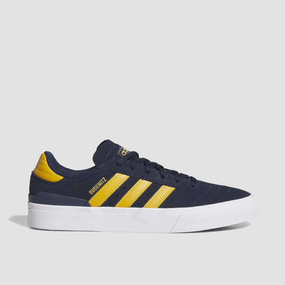 adidas Busenitz Vulc II Shoes - Collegiate Navy/Preloved Yellow/Ftwr White