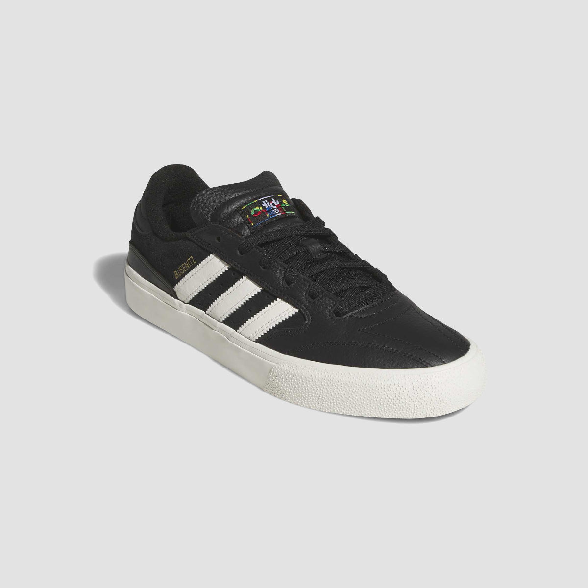 adidas Busenitz Vulc II Shoes - Core Black/Chalk White/Gold Met.
