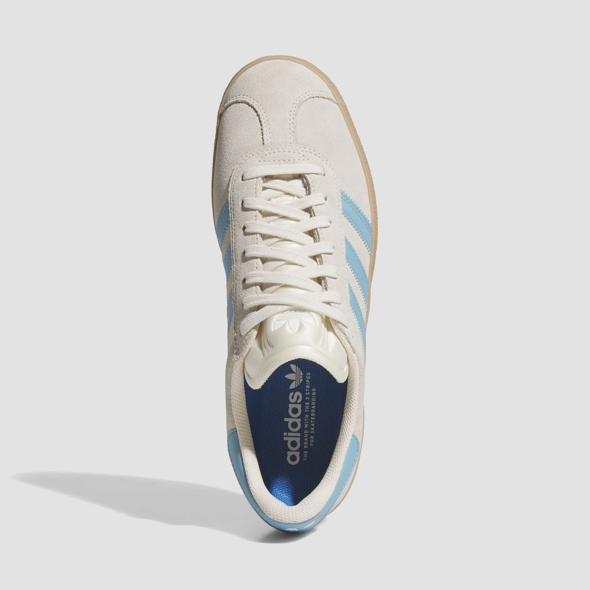adidas Gazelle ADV Shoes - Wonder White/Preloved Blue/Gum4