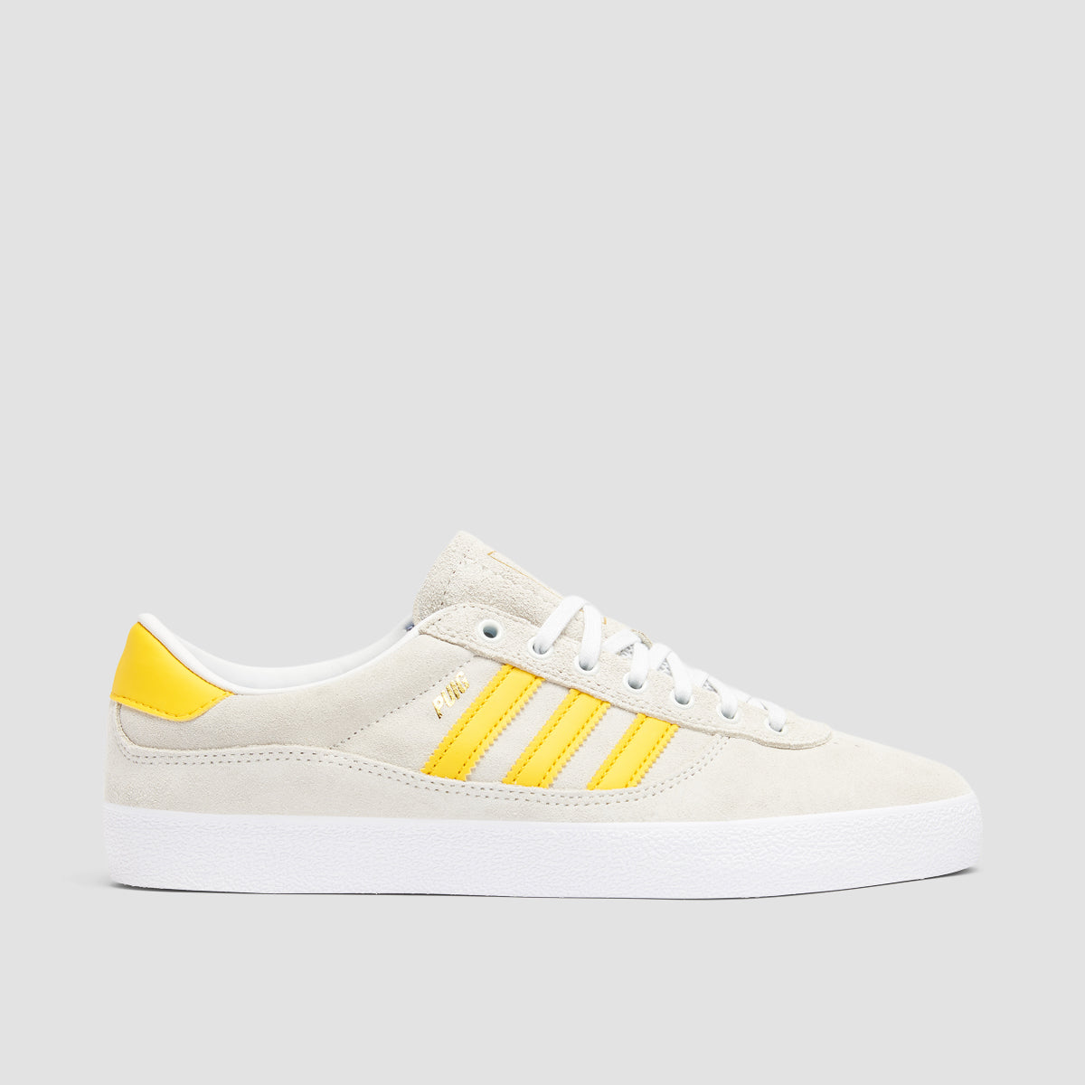 adidas Puig Indoor Shoes - Crystal White/Bold Gold/Ftwr White