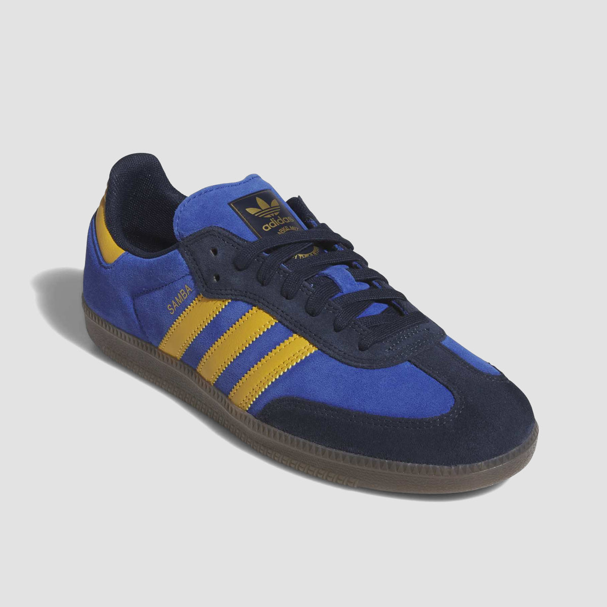 adidas Samba Adv Shoes - Collegiate Navy/Preloved Yellow/Team Royal Blue