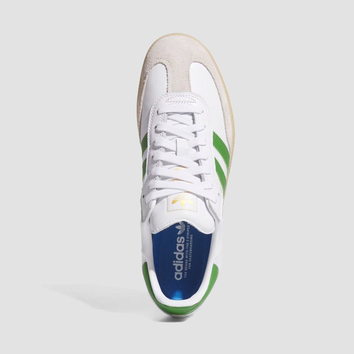 adidas Samba ADV Shoes - Ftwr White/Crew Green/Gum 3