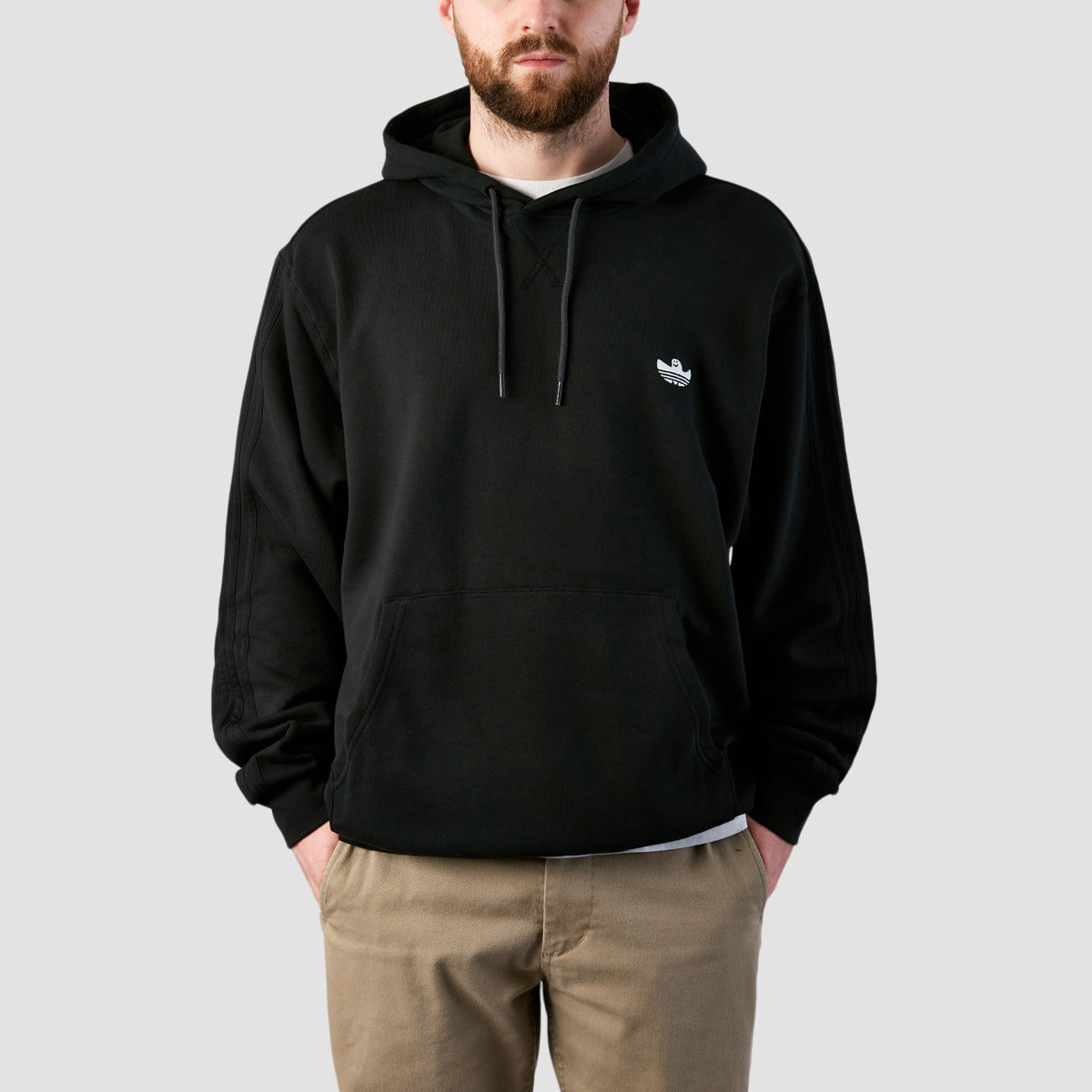 adidas Shmoofoil Featherweight Pullover Hoodie Black/White