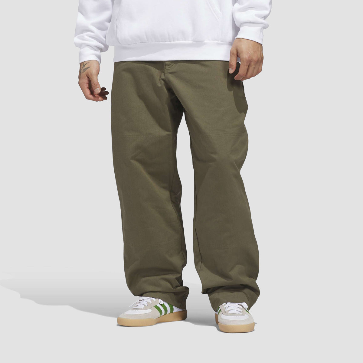 adidas Skateboarding Chino Tracksuit Pants Olive Strata