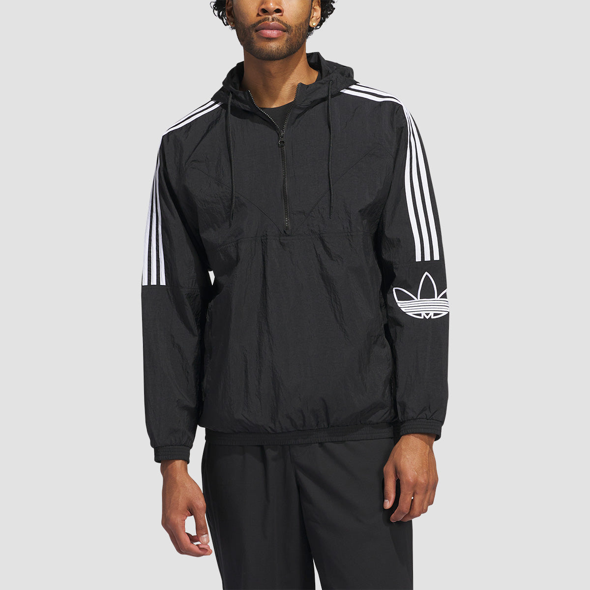 adidas Skateboarding Classic Anorak Jacket Black