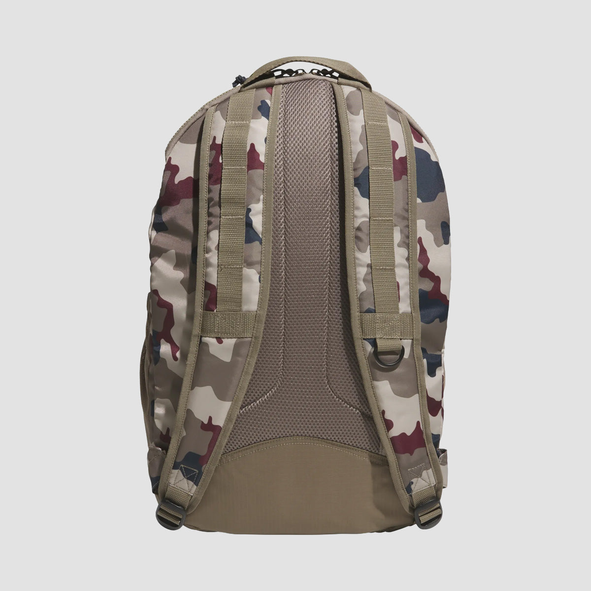 adidas Skateboarding FS+ Camo Backpack Khaki Three/Khaki Six/Aurora Ink/Shadow Red