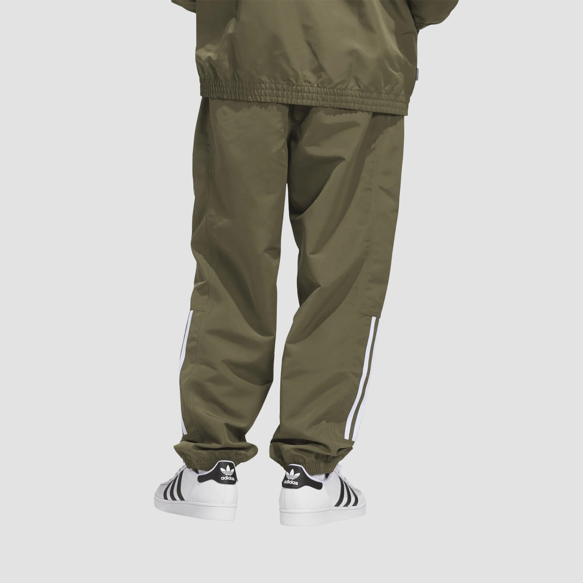 adidas Skateboarding Gatsele Track Pants (Gender Neutral) Olive Strata/White