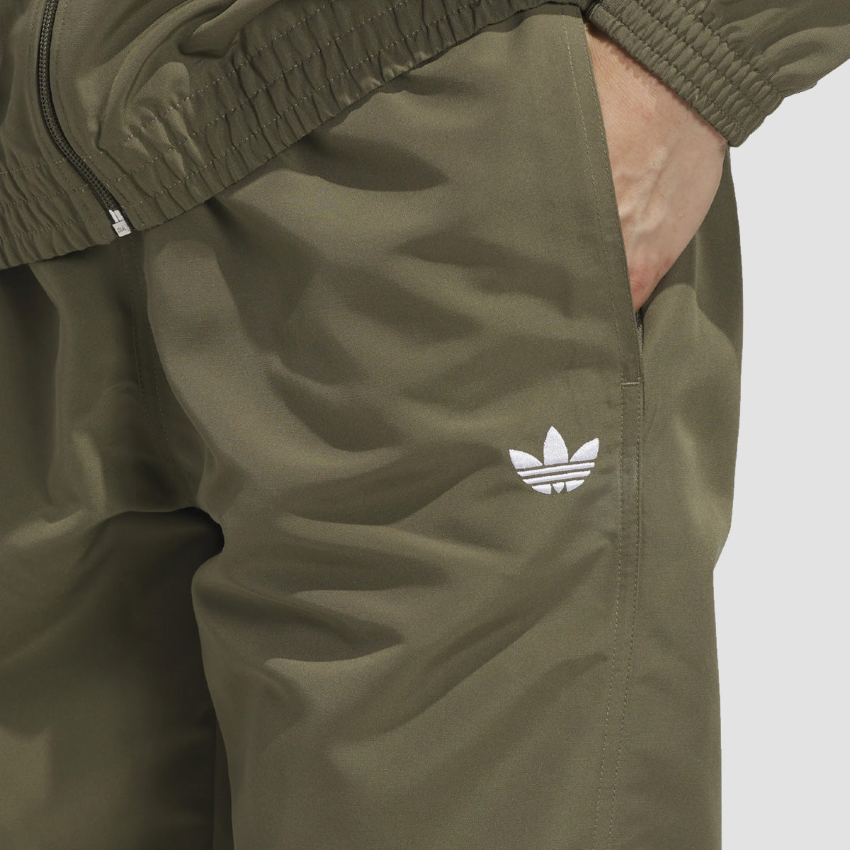 adidas Skateboarding Gatsele Track Pants (Gender Neutral) Olive Strata/White