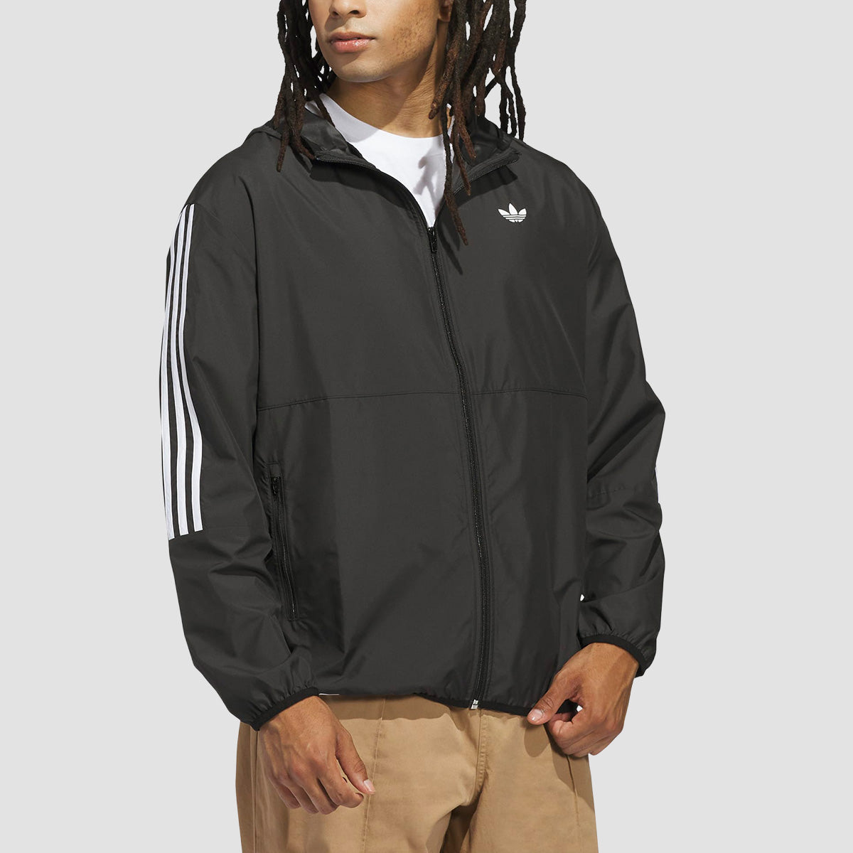 adidas Skateboarding Windbreaker Jacket (Gender Neutral) Black/White