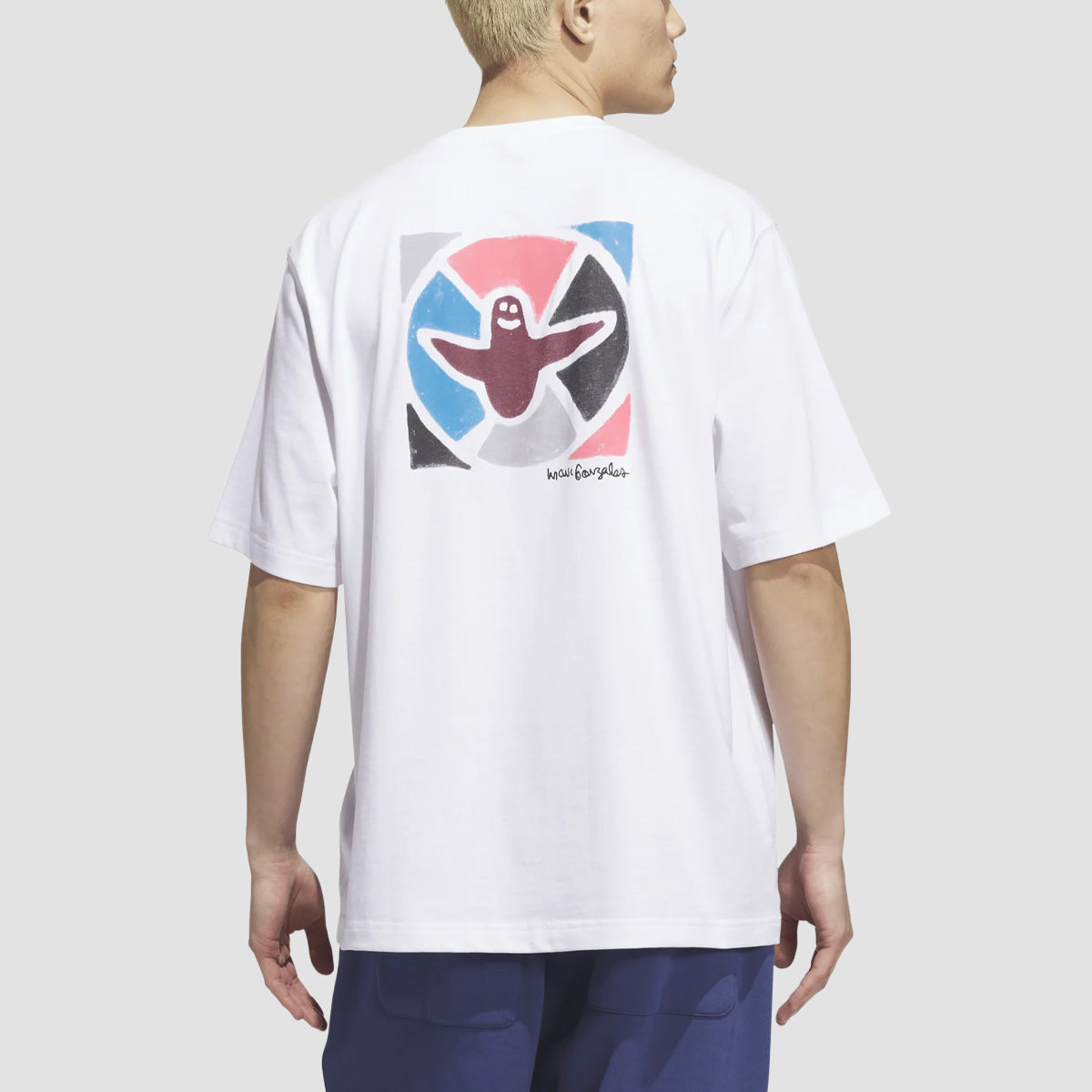 adidas Skateboarding X Mark Gonzales Modernist T-Shirt White
