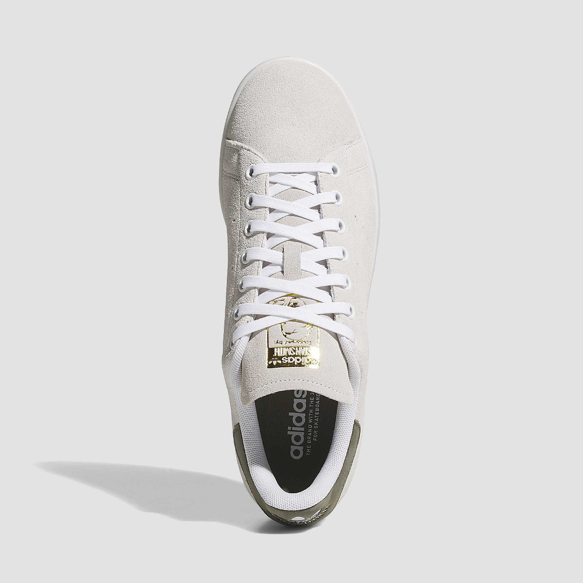 adidas Stan Smith Shoes - Crystal White/Olive Strata/Gold Met.