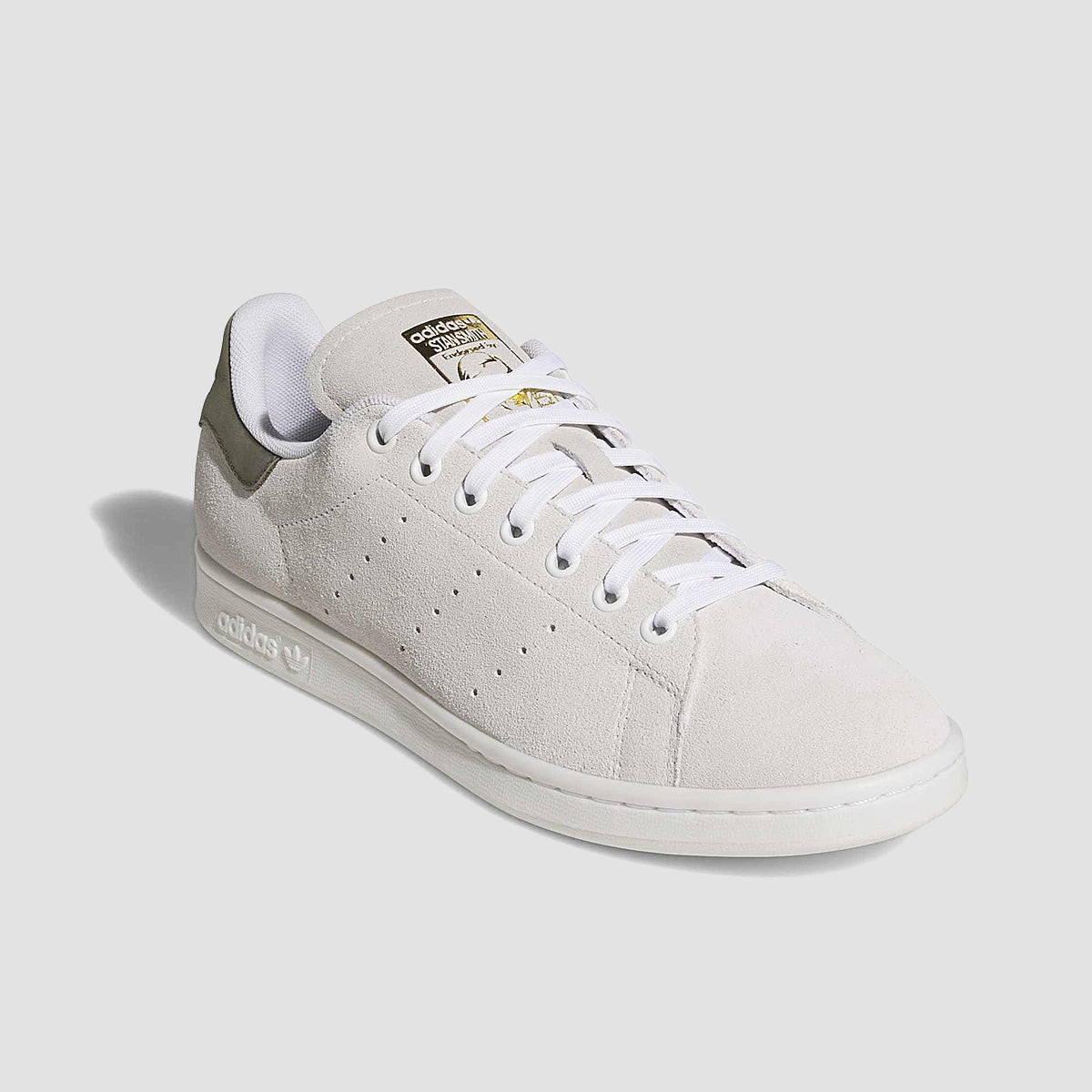 adidas Stan Smith Shoes - Crystal White/Olive Strata/Gold Met.