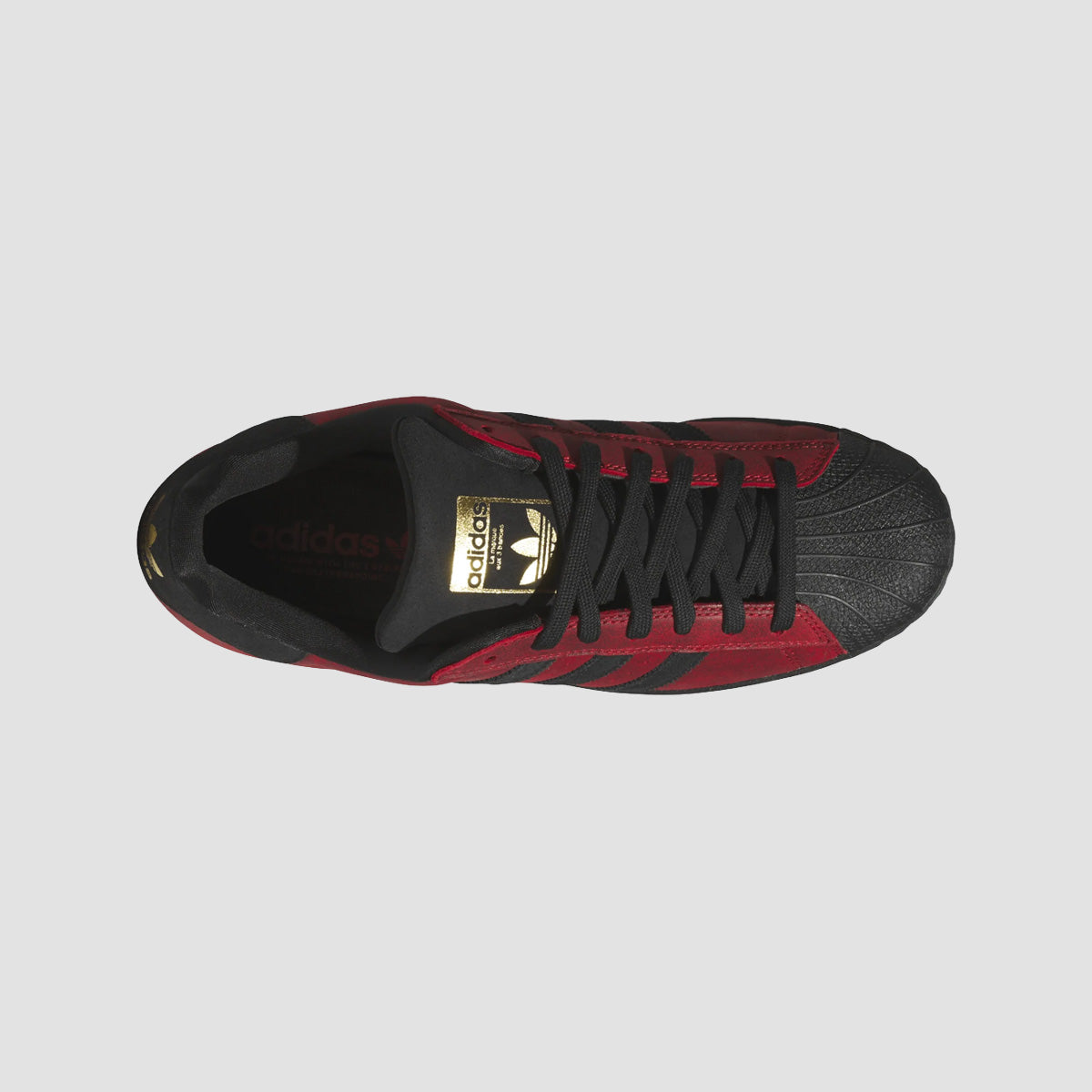 adidas Superstar Adv Shoes - Better Scarlet/Core Black/Gold Met.
