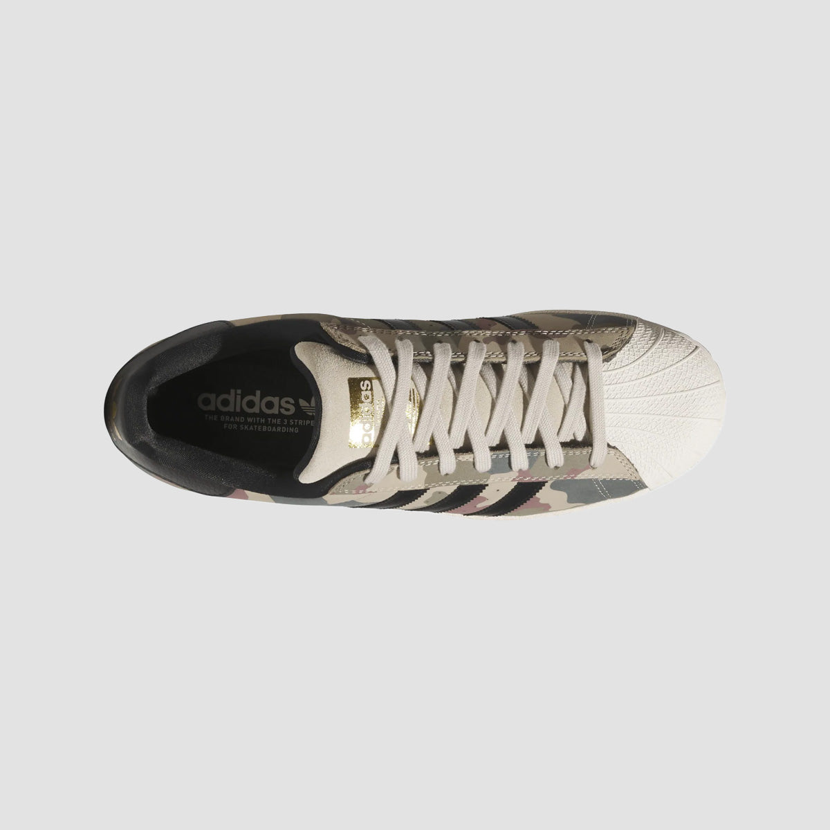 adidas Superstar Adv Shoes - Khaki Three/Core Black/Chalk White
