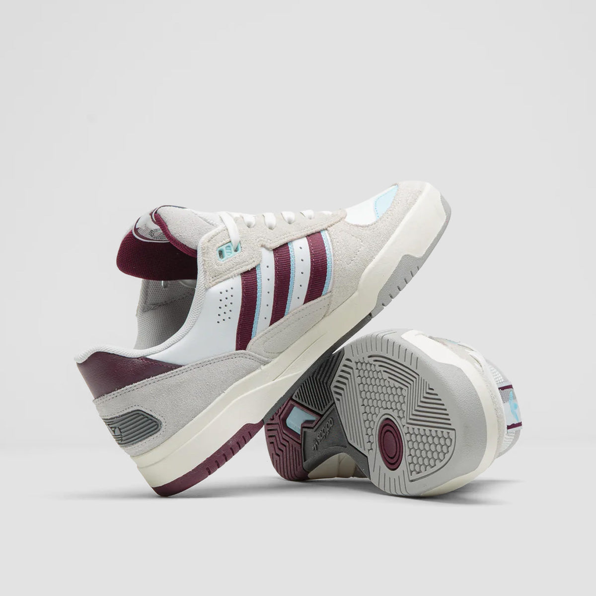 adidas Tekkira Cup Shoes - Ftwr White/Maroon/Clear Sky
