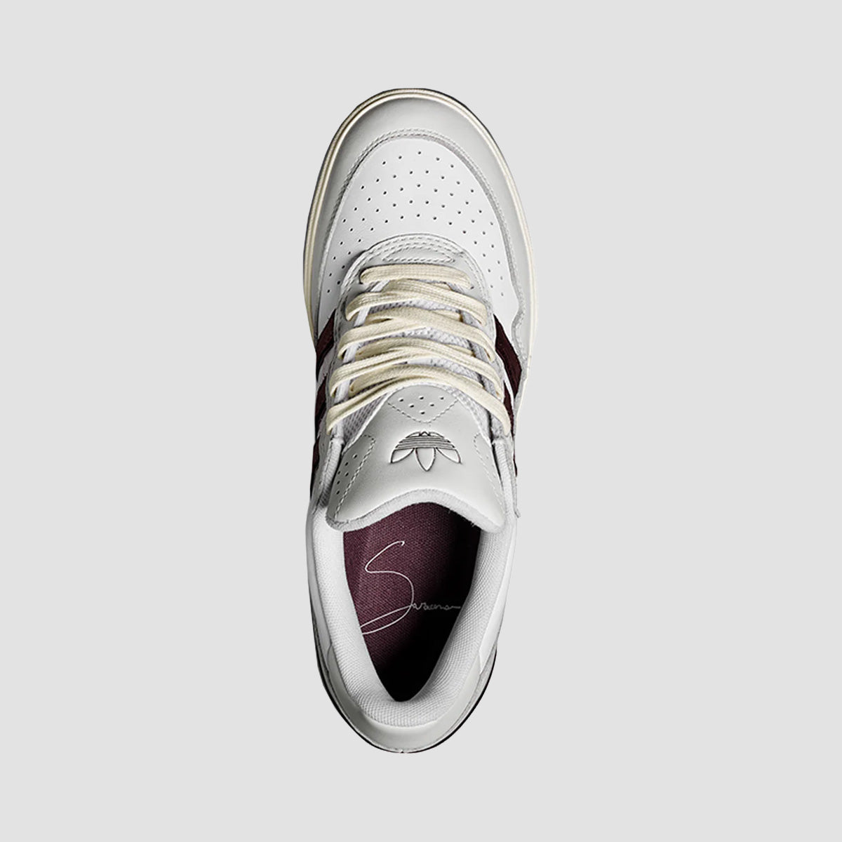 adidas Tyshawn II X Zach Shoes - Crystal White/Shadow Brown/Off White